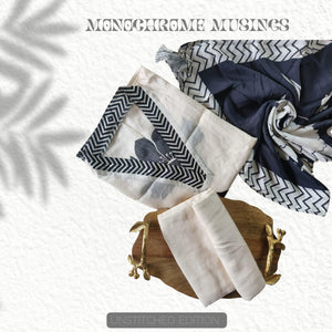 Monochrome Musings (Unstitched Suit Set)