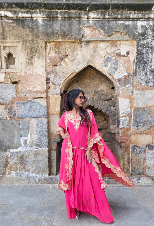 Pretty Please (Cape Skirt Set)