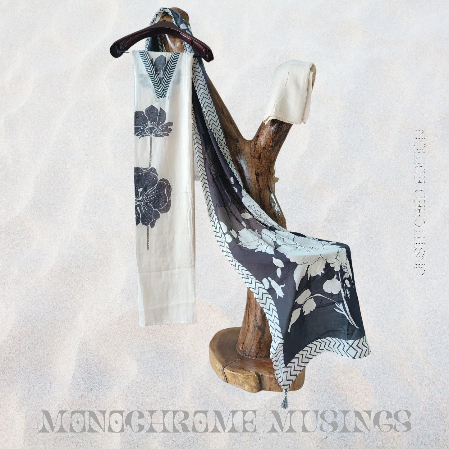 Monochrome Musings (Unstitched Suit Set)