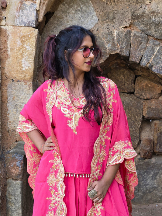 Pretty Please (Cape Skirt Set)