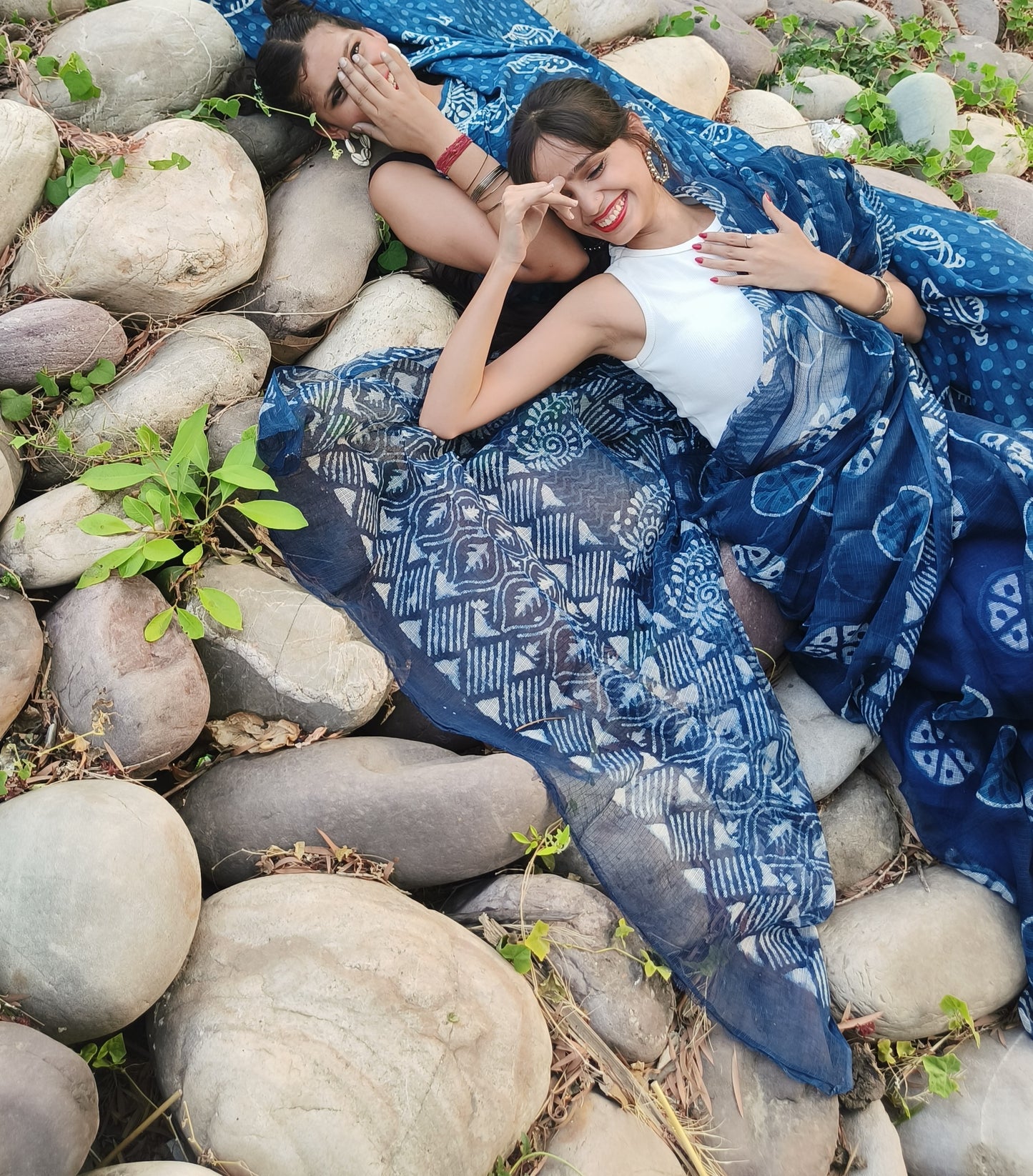 Slice of Indigo (Saree)