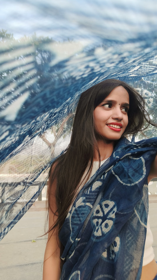 Slice of Indigo (Saree)