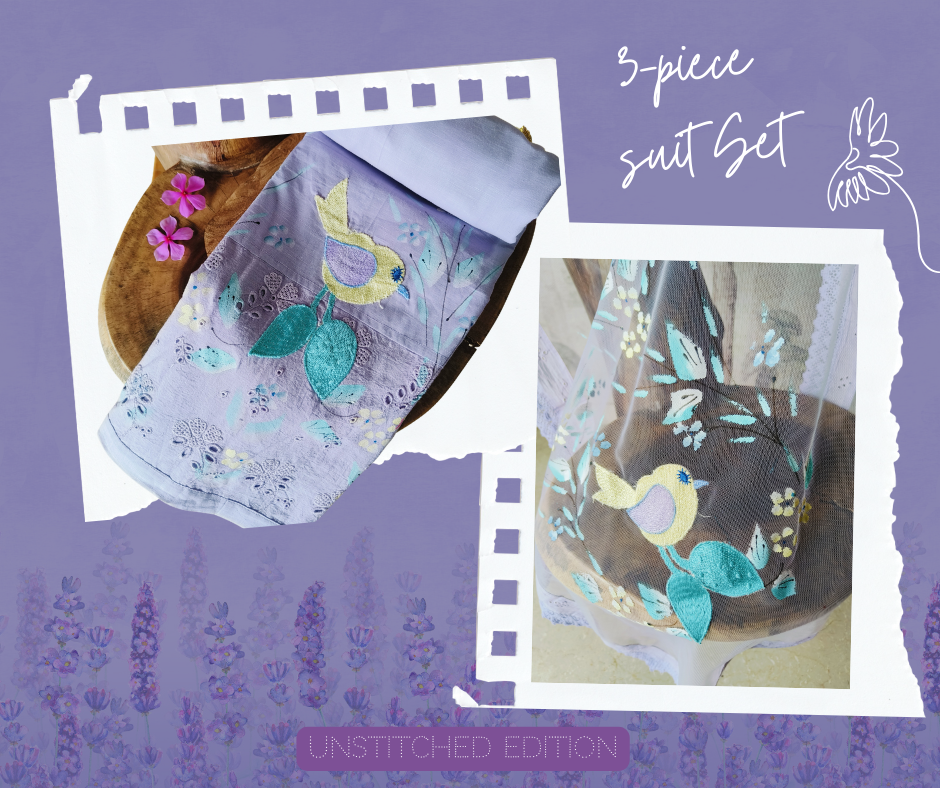 Lavender Love (Unstitched Suit)