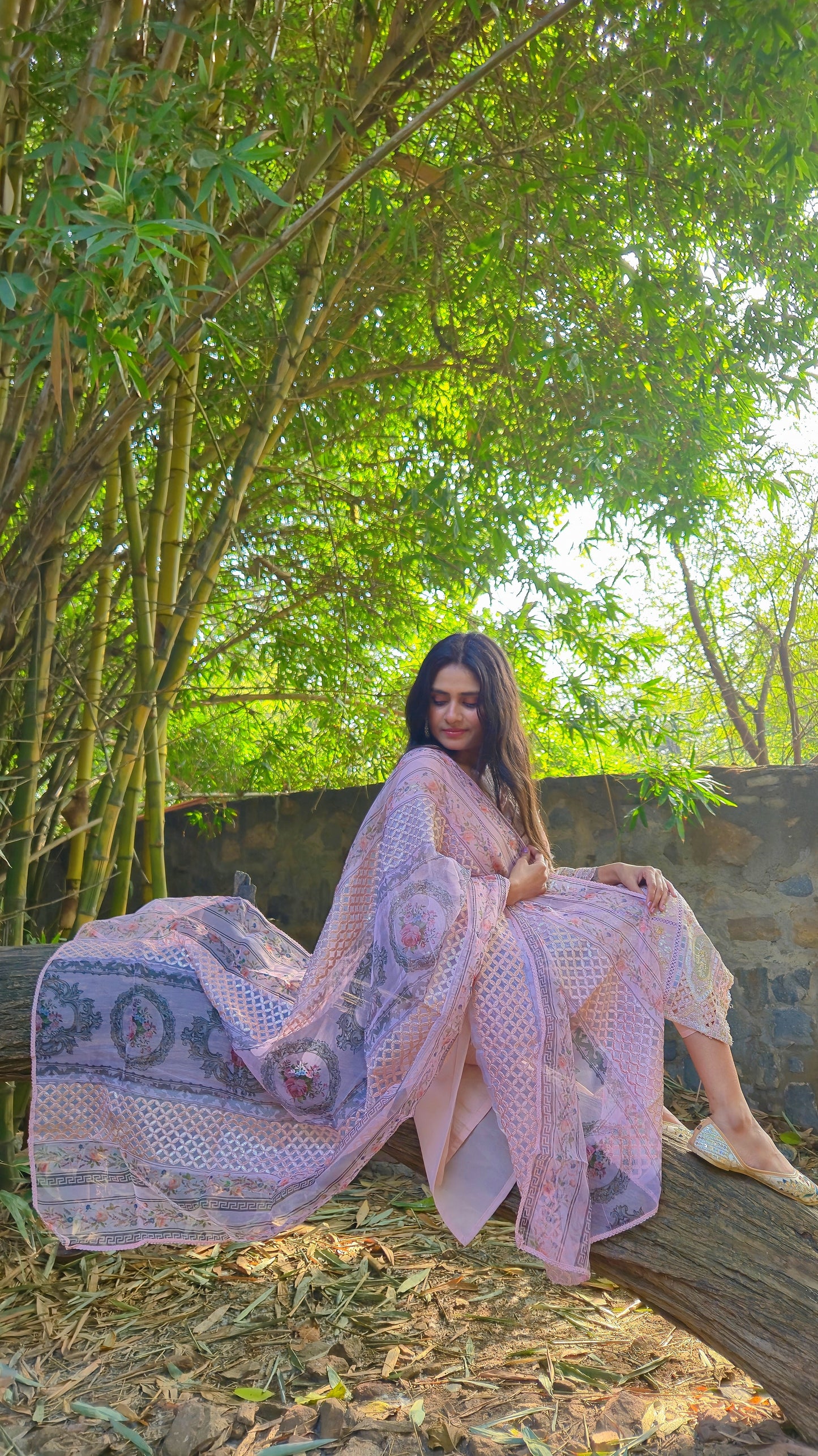 Pink Poetry Suit Set