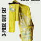 Olive Oasis (Unstitched Suit Set)