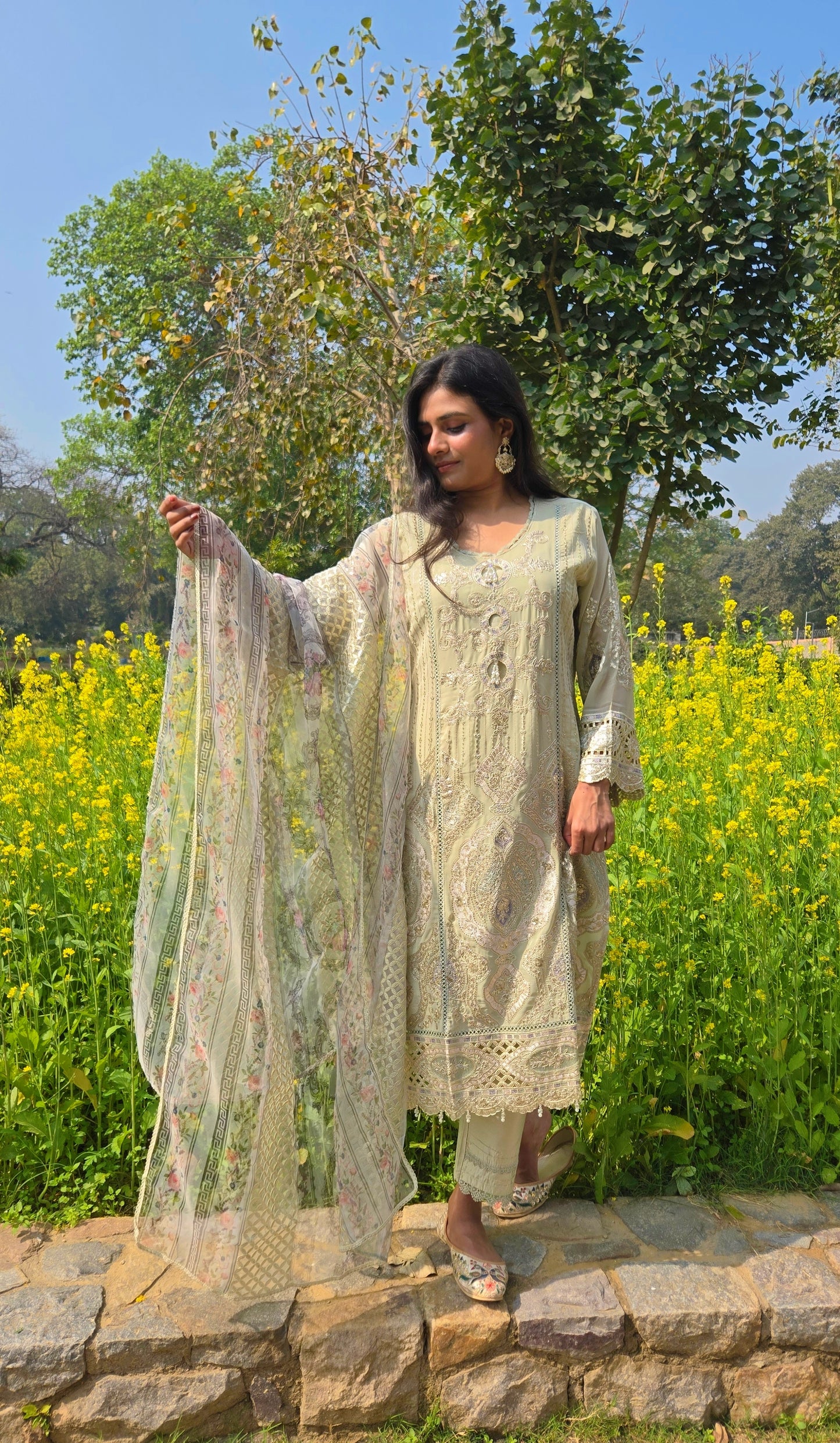 Pastel Meadow Suit Set