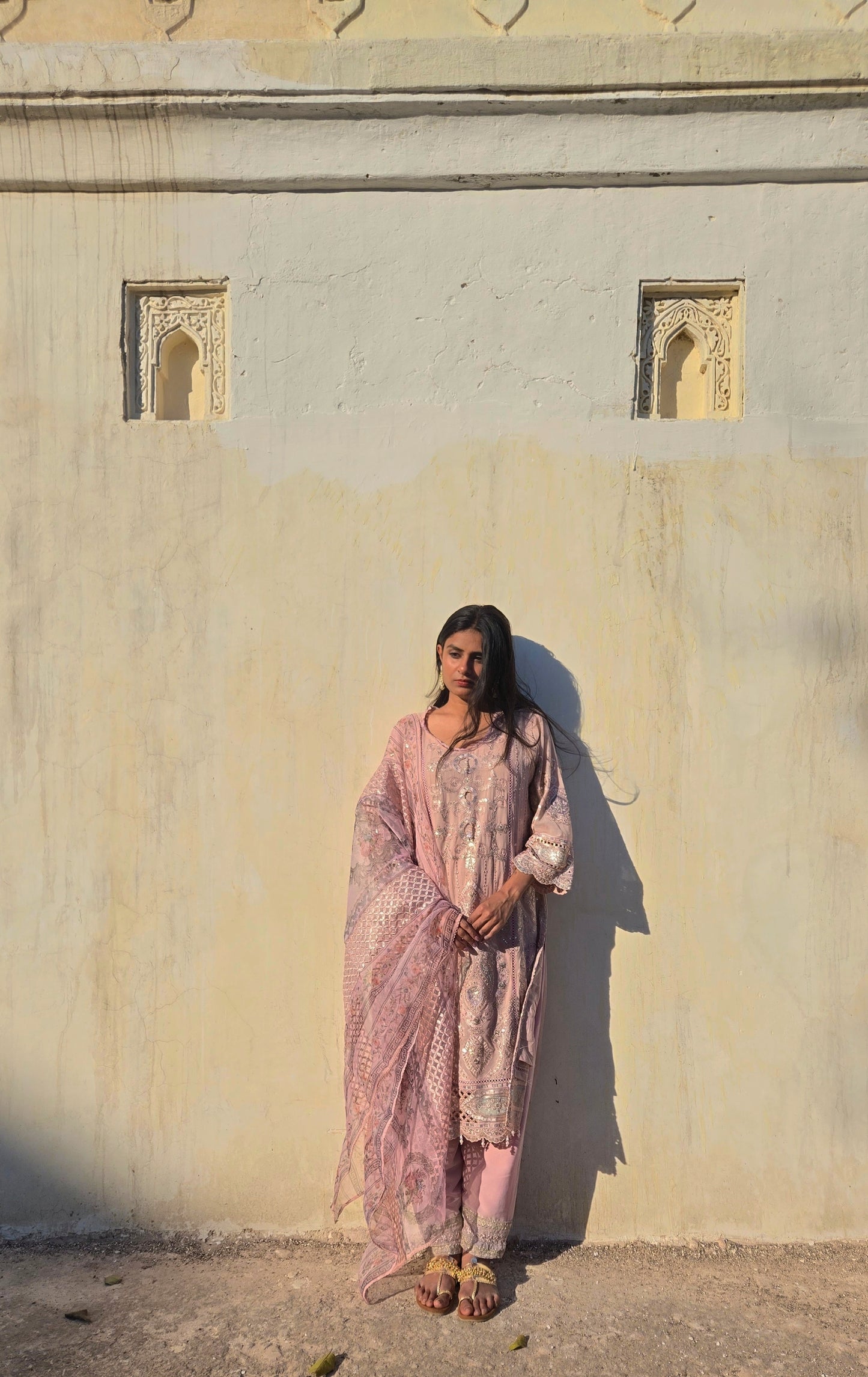 Pink Poetry Suit Set
