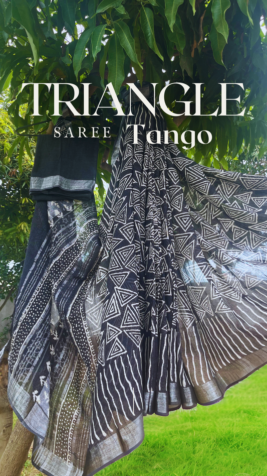 Triangle Tango (Saree)